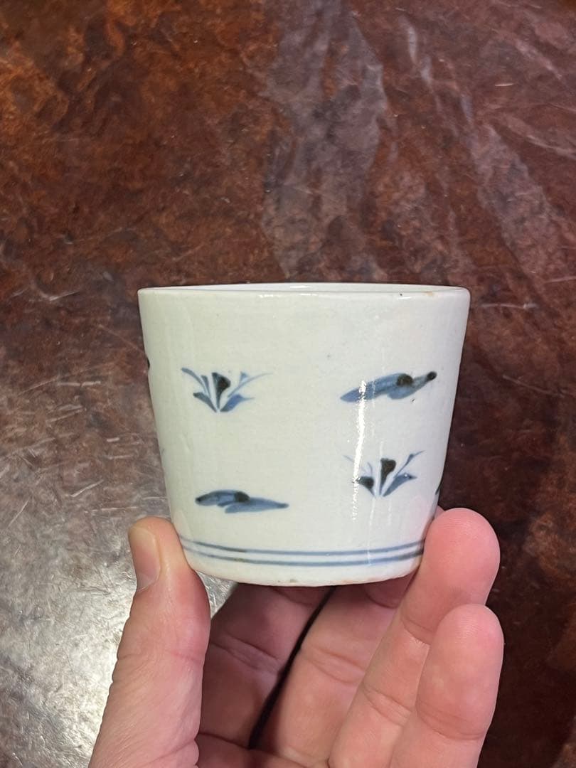 希少　モダン　古伊万里　蕎麦猪口　そば猪口　無傷完品　古民藝　民芸　くらわんか