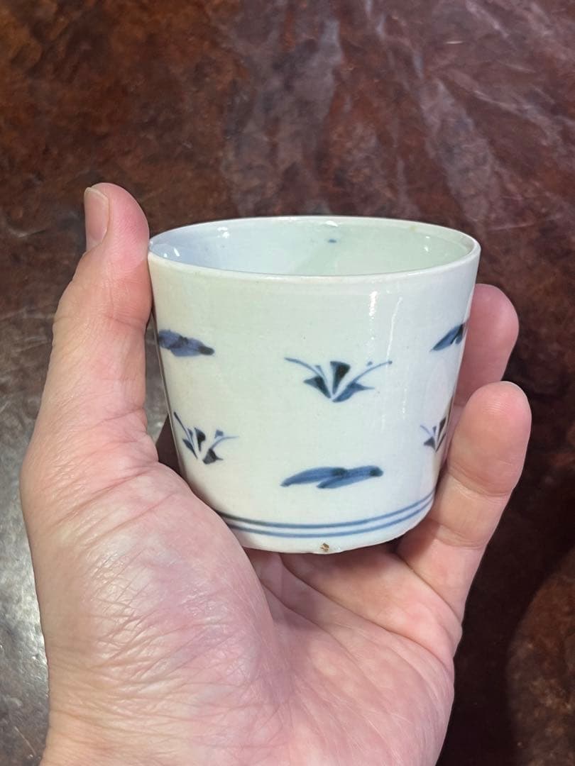 希少　モダン　古伊万里　蕎麦猪口　そば猪口　無傷完品　古民藝　民芸　くらわんか