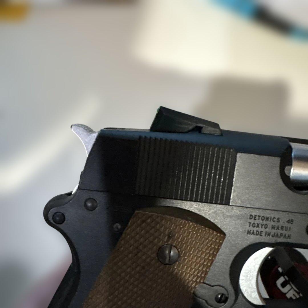 東京マルイ　デトニクス45 ガスブロ　AM45 マガジン付き　集光サイト変更