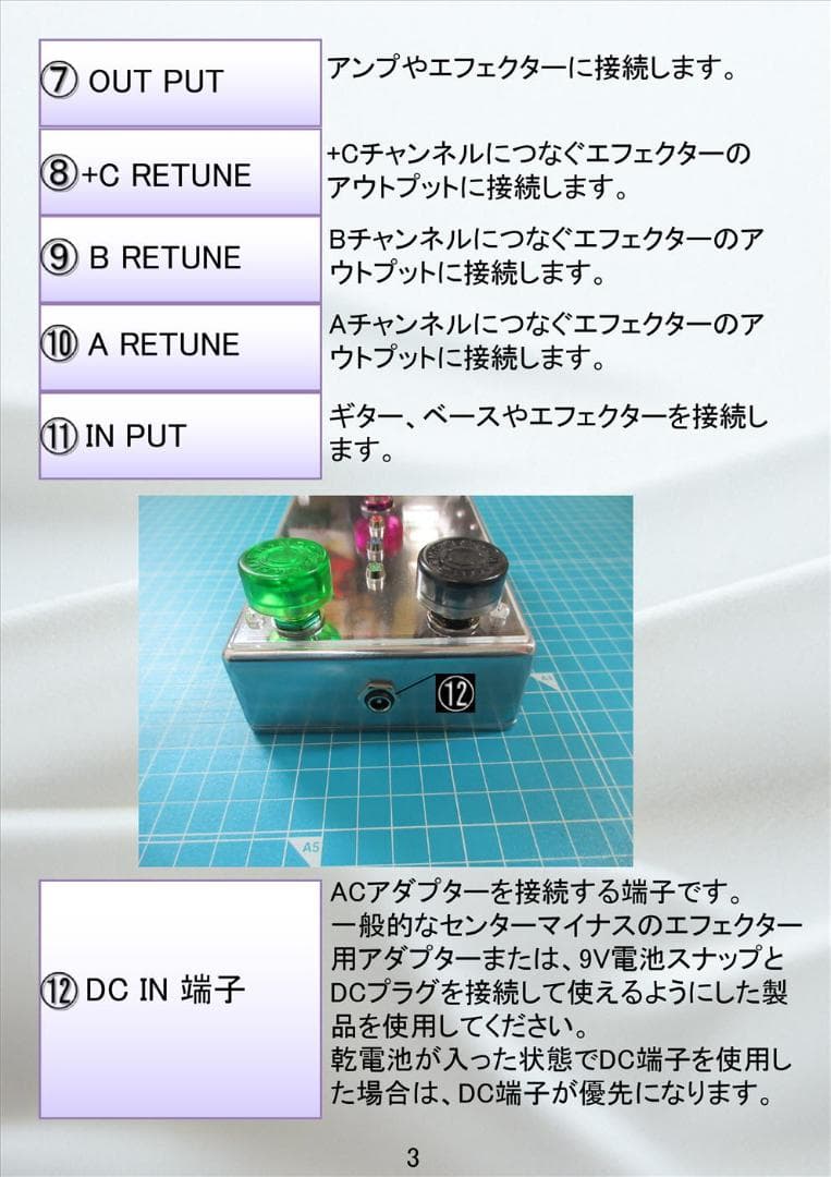 ハンドメイドABループセレクター　AB+C SWITCH