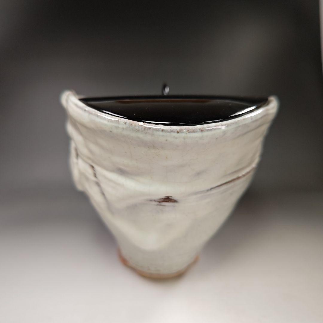 イ301 水指『吉田萩苑作』『萩焼　玉隆山　二重共箱』茶道具