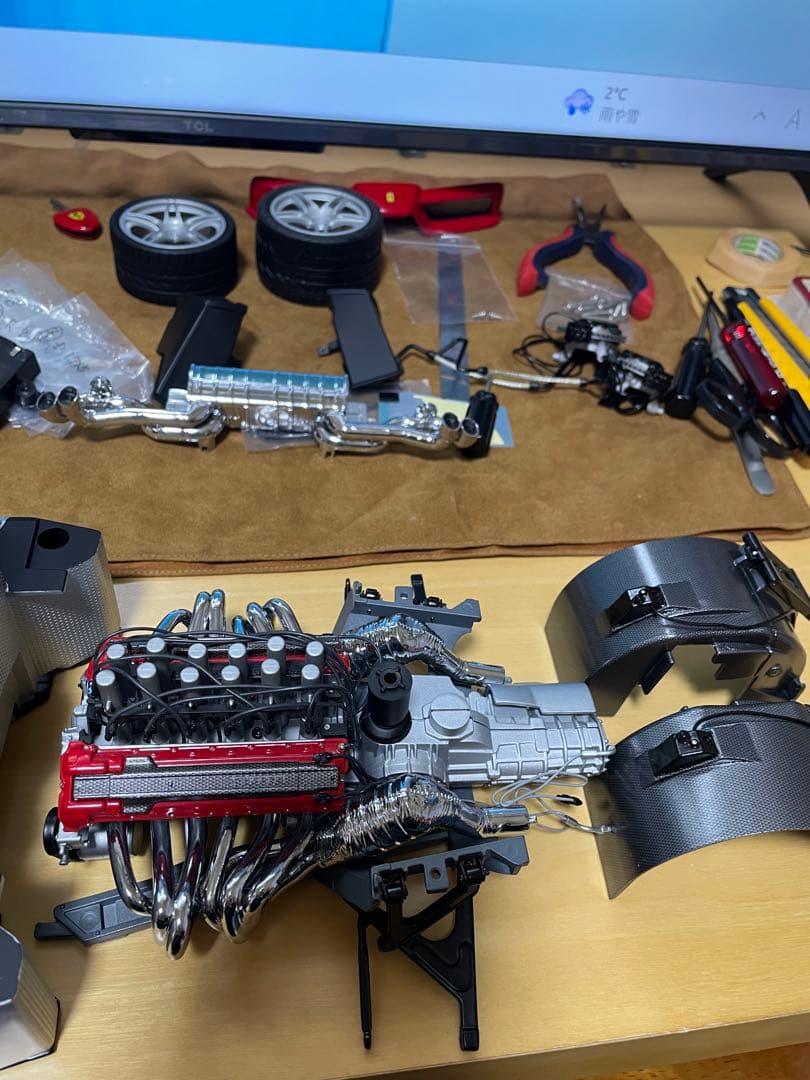 デアゴスティーニ　エンツォフェラーリ1/10スケールセット