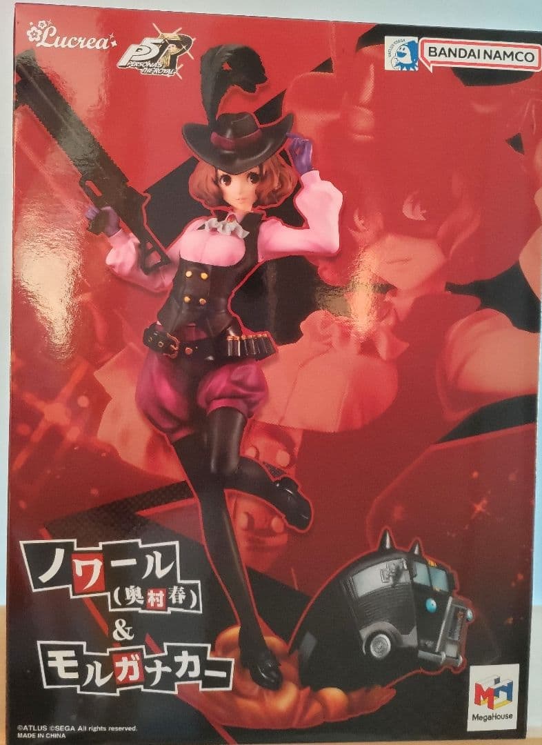 ペルソナ5 ザ・ロイヤル ノワール 奥村春 ＆モルガナカー フィギュア