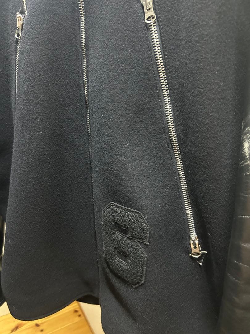 MM6 エムエム6 メゾン マルジェラ 八の字 ダメージ加工 ライダース L