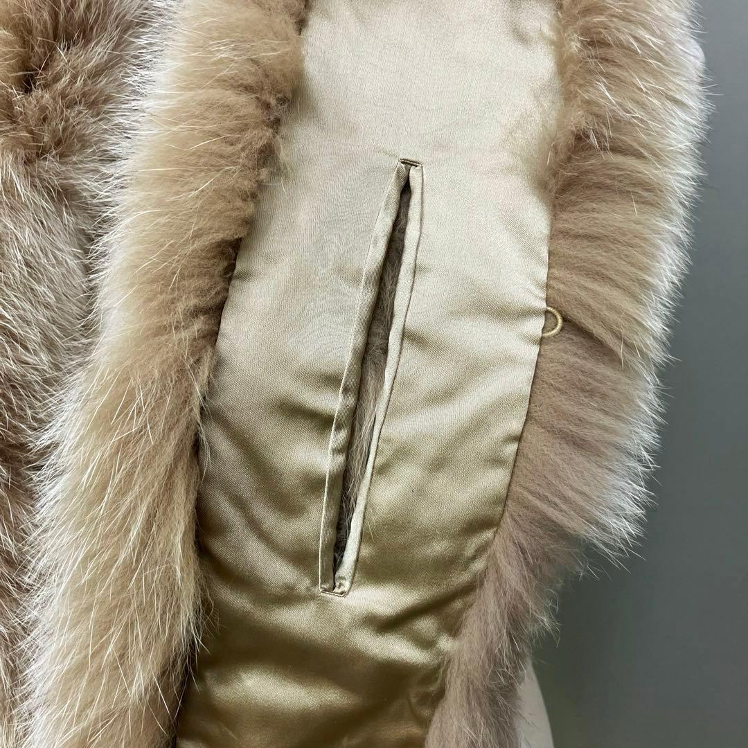 《美品》サガフォックスSAGA FURS フォックスマフラー　ふわふわ　219