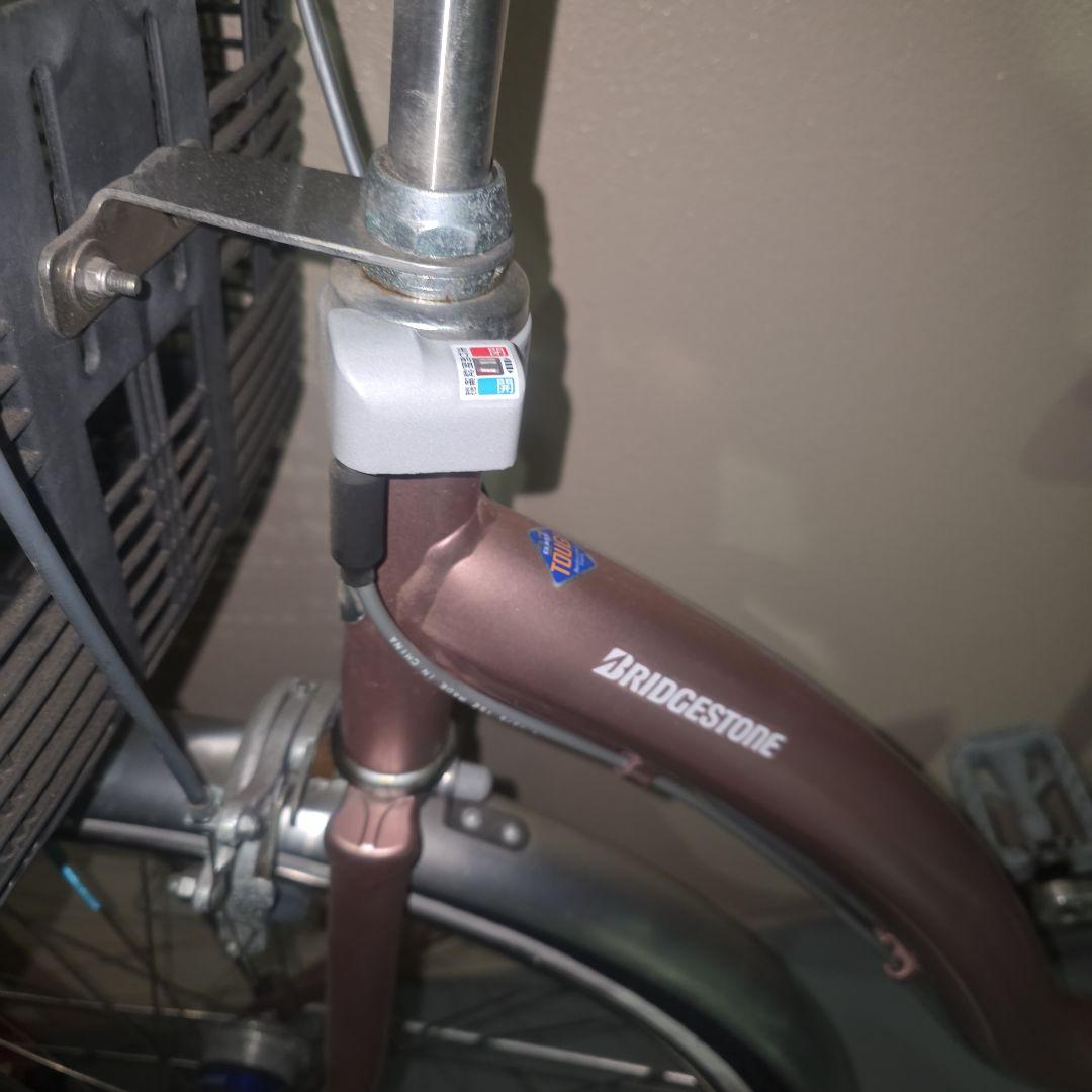 ピンク シティサイクル 前バスケット付き 広島市引取可能な方のみ