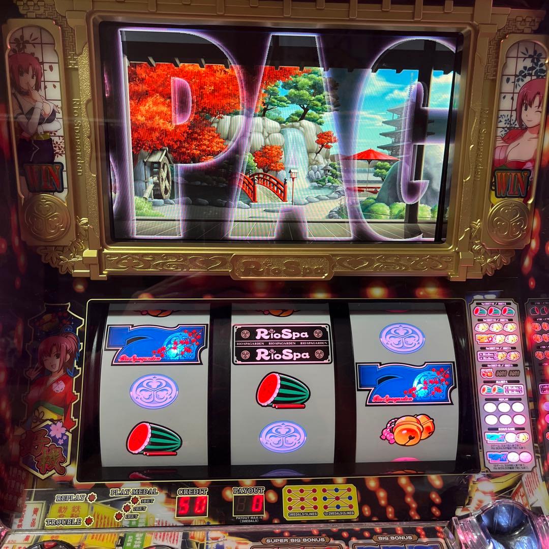 リオスパ Rioの大温泉　実機　不要機スーパーブラックジャック　パチスロ