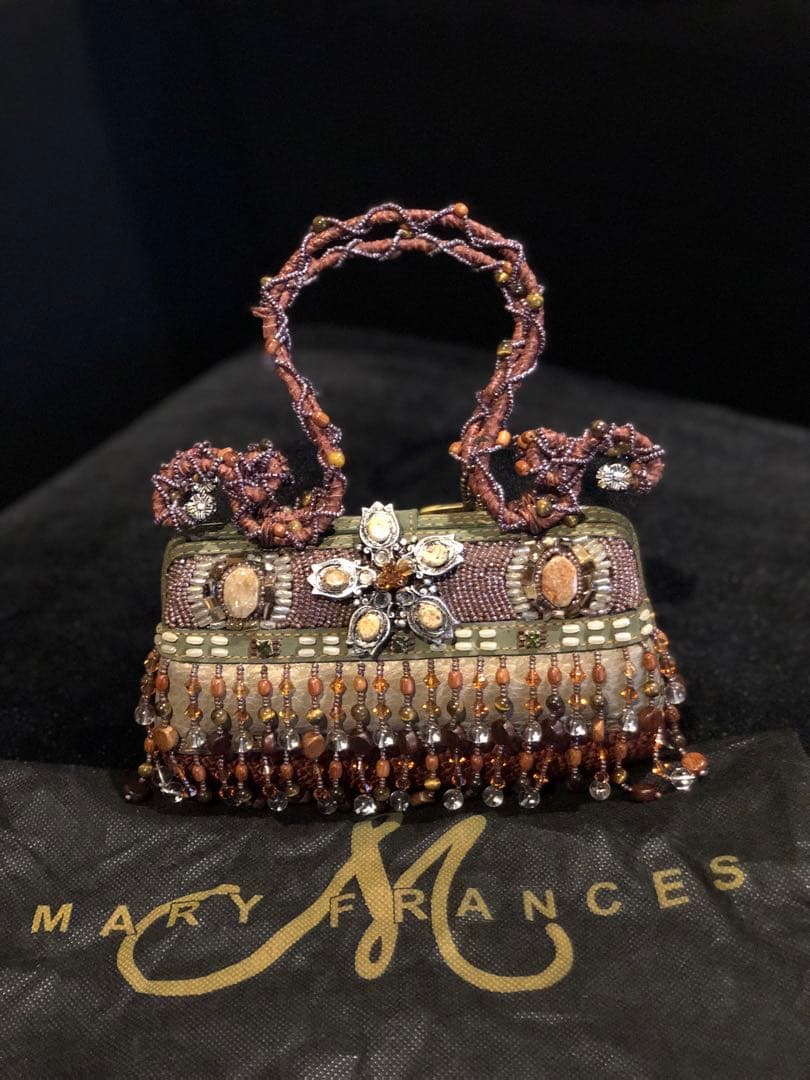 MARY FRANCES パーティーバック リゾート エスニック ゴージャス！