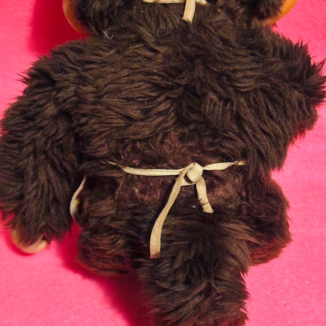 モンチッチ　女の子　セキグチ　正規品　リボン付き　ぬいぐるみ　昭和レトロ　初代