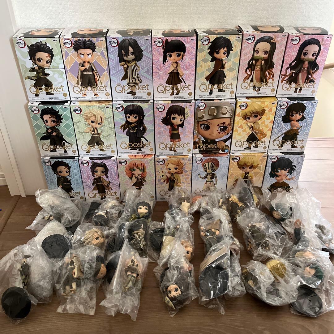 鬼滅の刃　Qposket フィギュア22体セット