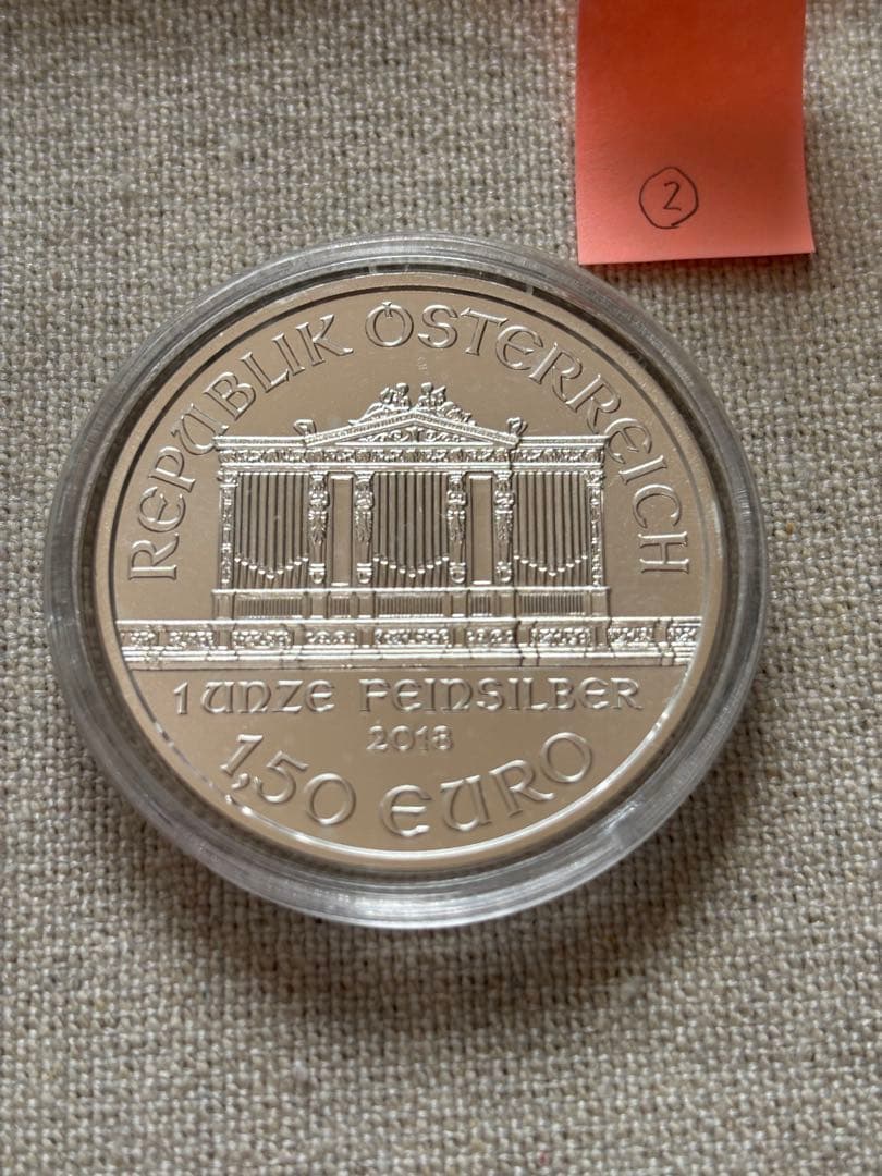 ウィーンフィルハーモニー1オンス銀貨 2018年