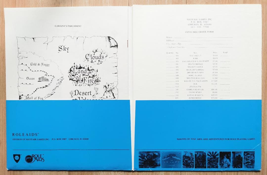 Mayfair Role Aids Nanorien Stones 青 D&D