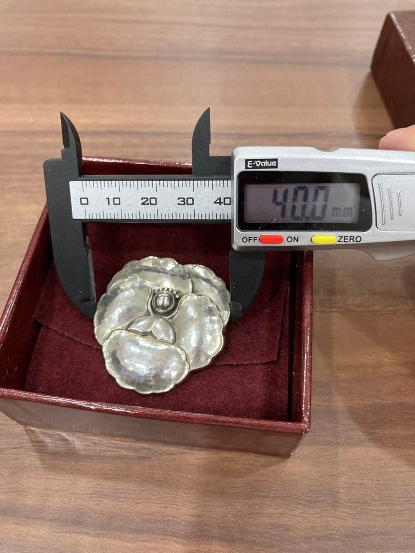 美品 ジョージジェンセン ブローチ フラワー 113 ヴィンテージ 925