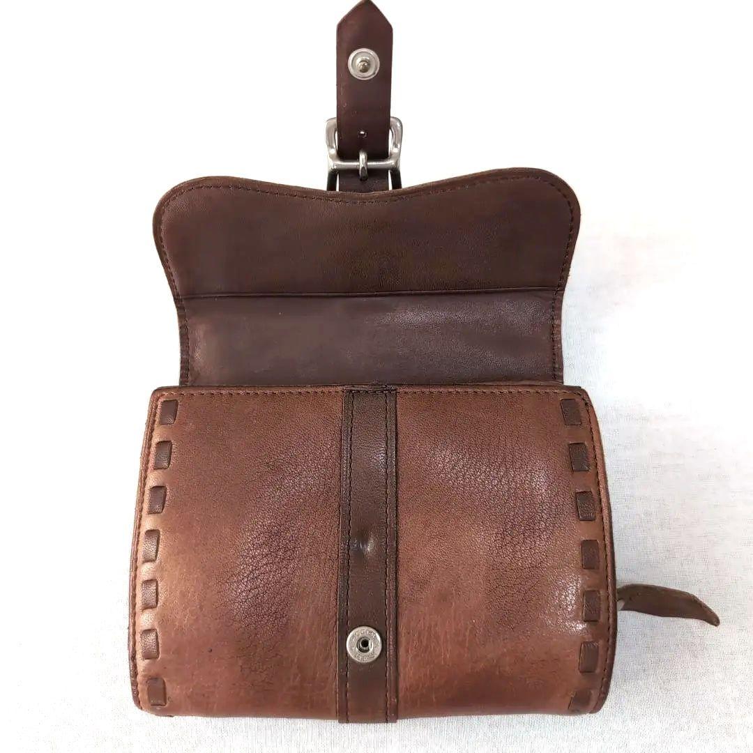 Vivienne Westwood 本革 折り財布 ブラウン 使用感あり d51