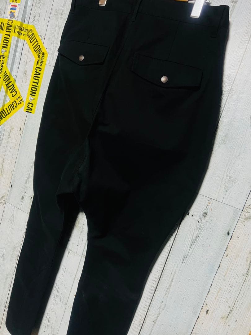 極限定 glamb シモンジョッパーズパンツ ワイドパンツ ボトム 希少 黒