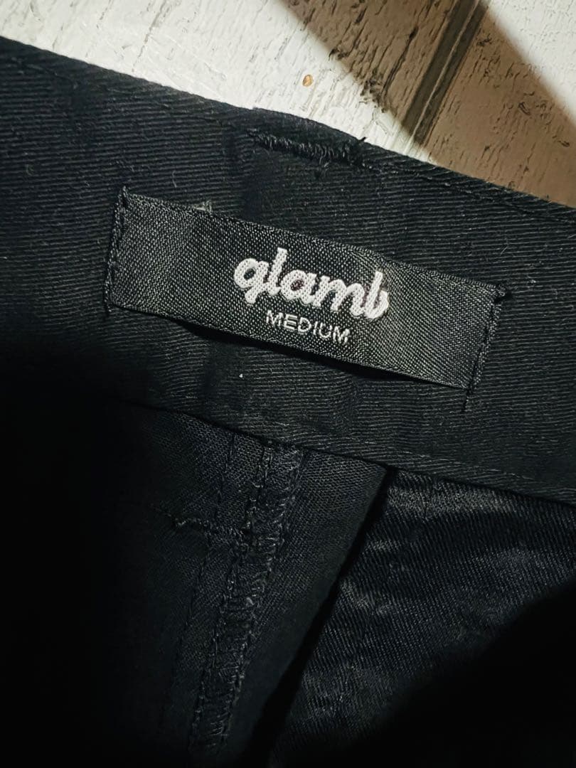 極限定 glamb シモンジョッパーズパンツ ワイドパンツ ボトム 希少 黒