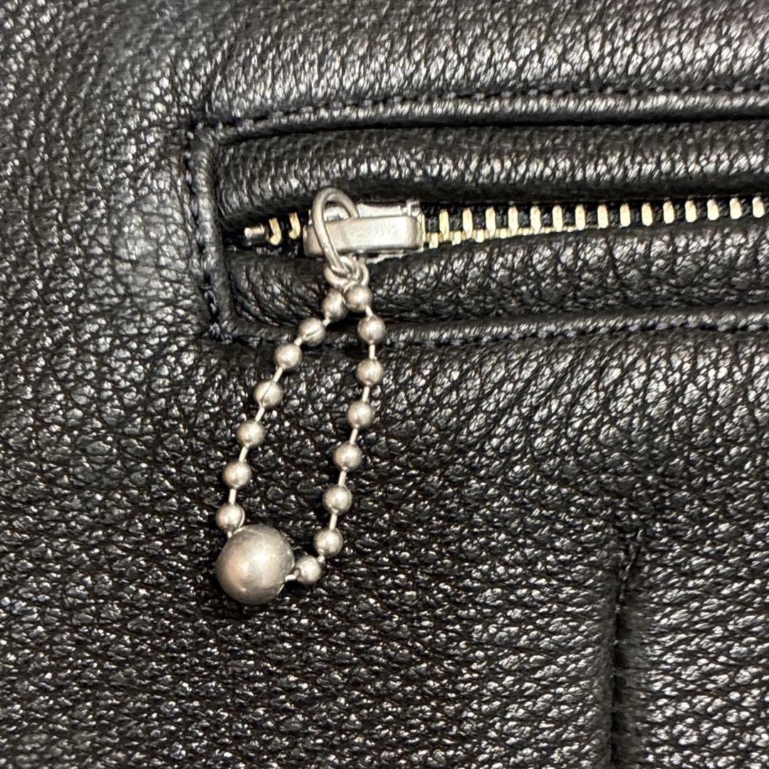 レザーコート　レザージャケット　シープスキン　サックコート　ディアスキン L