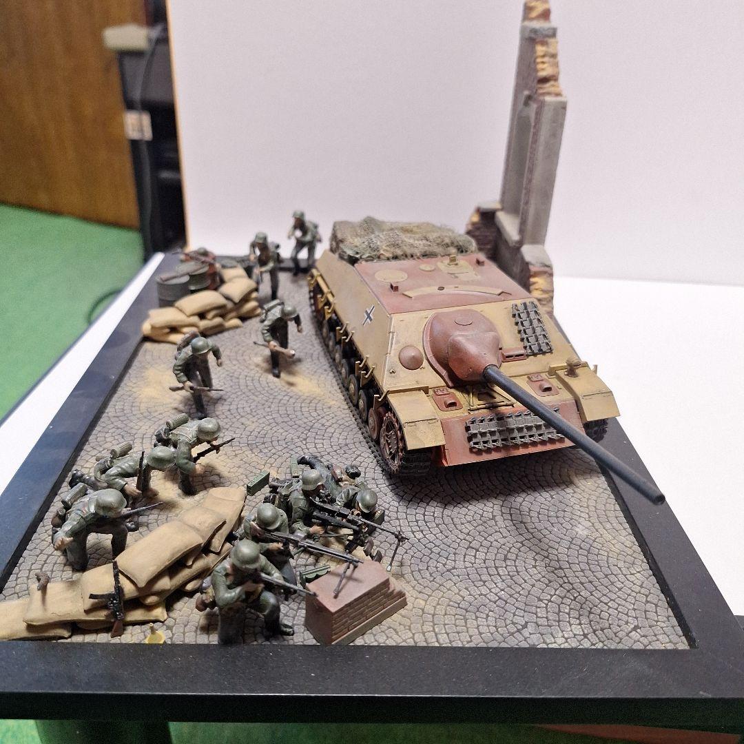 タミヤ1/35ラングジオラマ