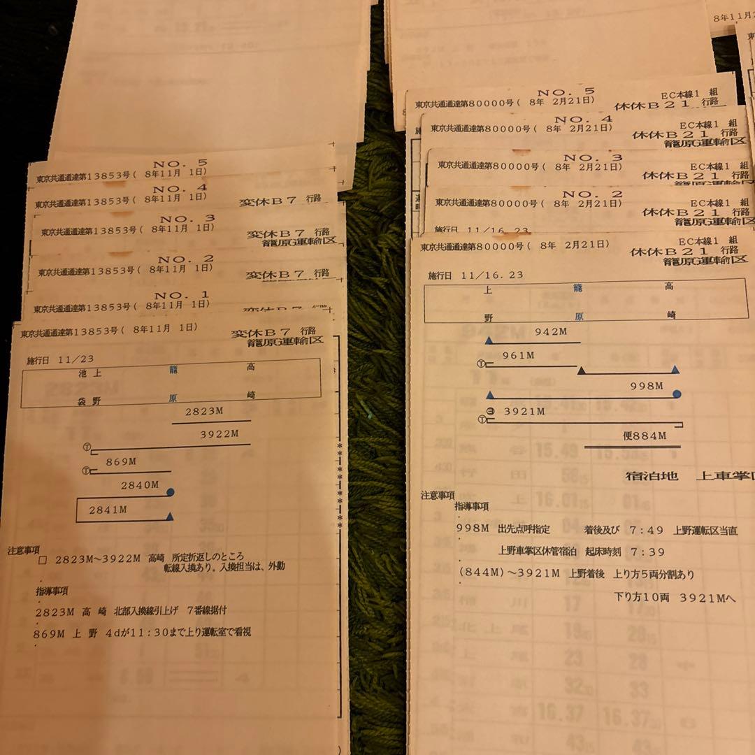 鉄道スタフ　籠原区　13行路