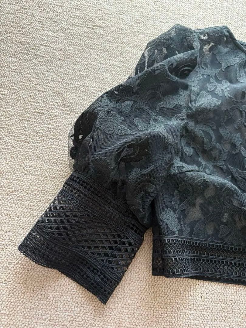 スーツ・フォーマル・ドレス Ameri UND LACE BOLERO LAYERED DRESS | S