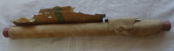 稀少 アンティーク 三社託宣 伊勢太神宮 八幡神 春日大明神 紙本 肉筆 掛軸