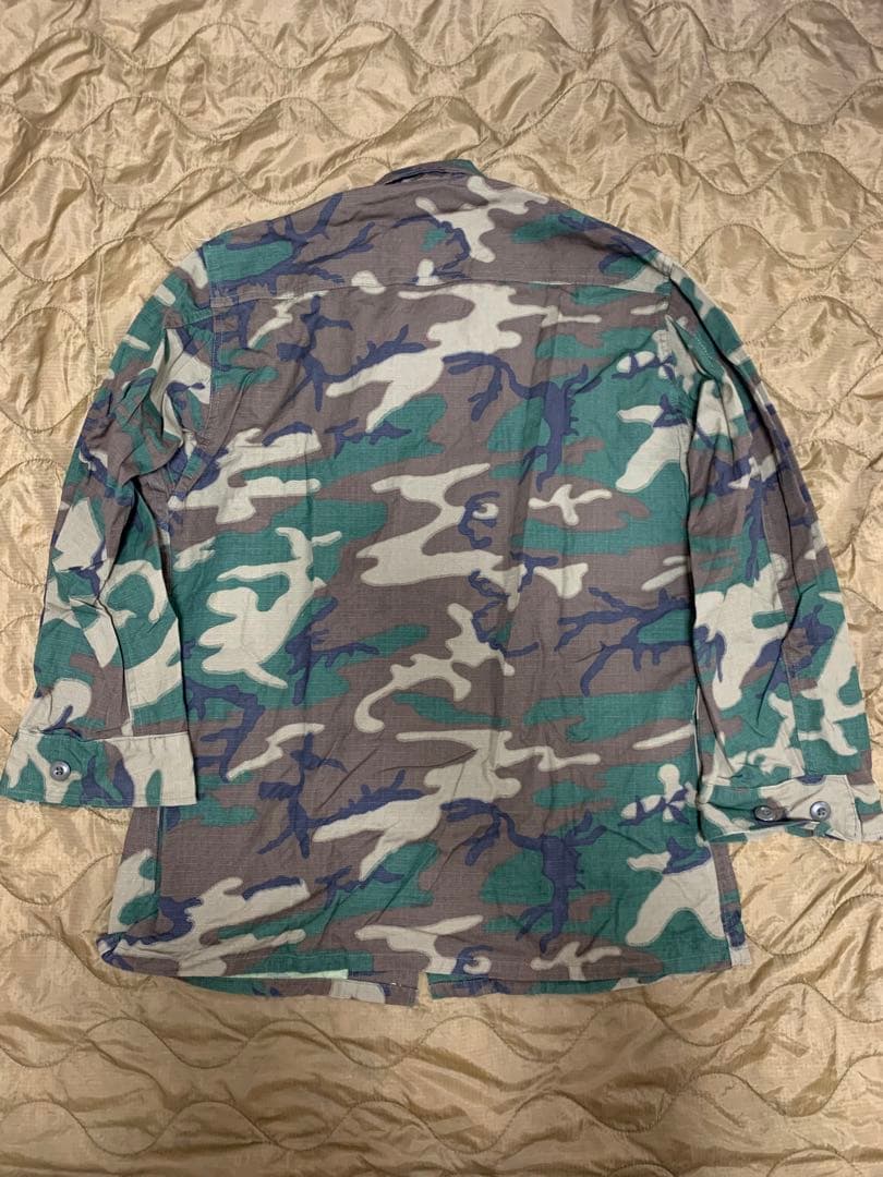 米軍実物　BDU 70s ジャングルファティーグ　ブラウンリーフ　リップストップ