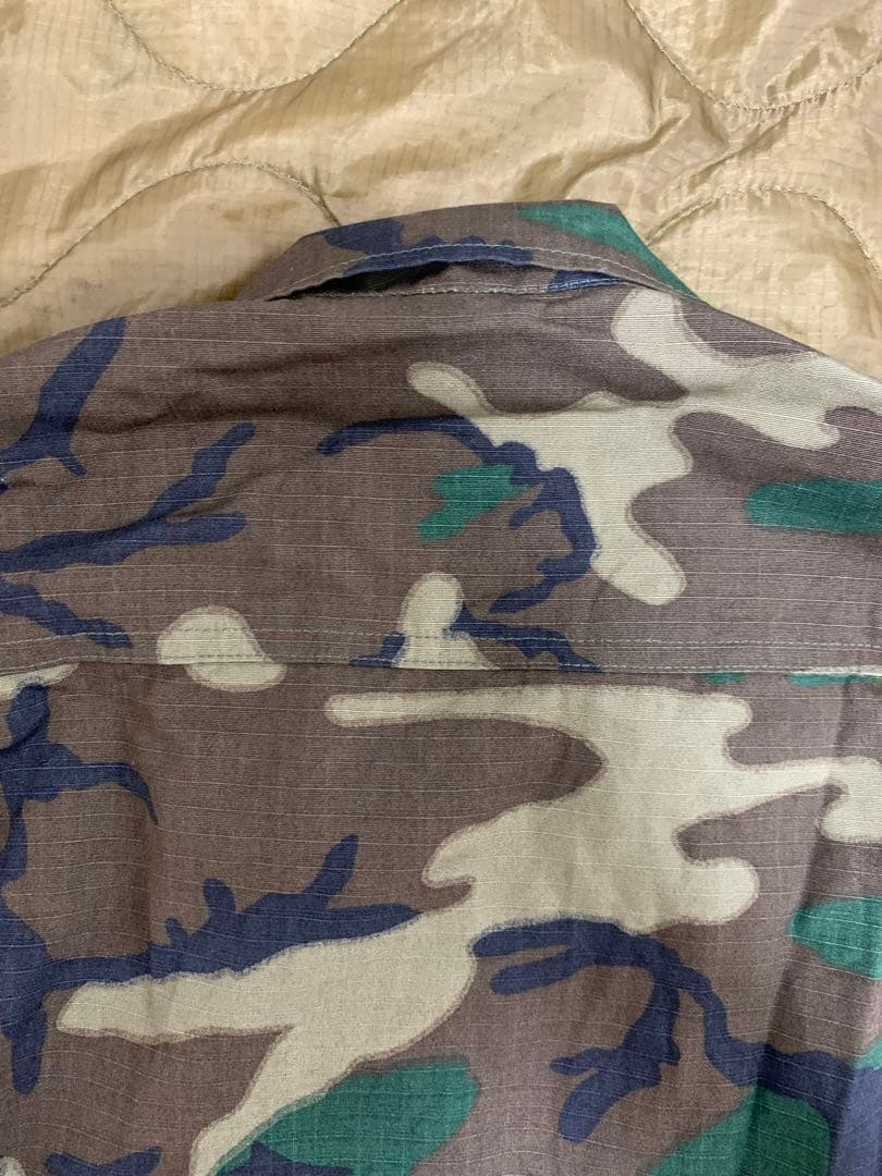 米軍実物　BDU 70s ジャングルファティーグ　ブラウンリーフ　リップストップ