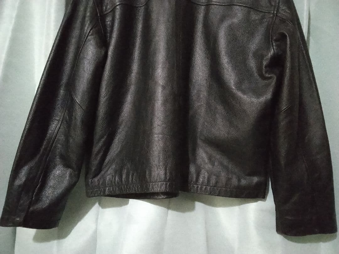 秋冬春牛革シボ押しレザージャケットの最高傑作sacai好きの方も☆肉厚単丈美品