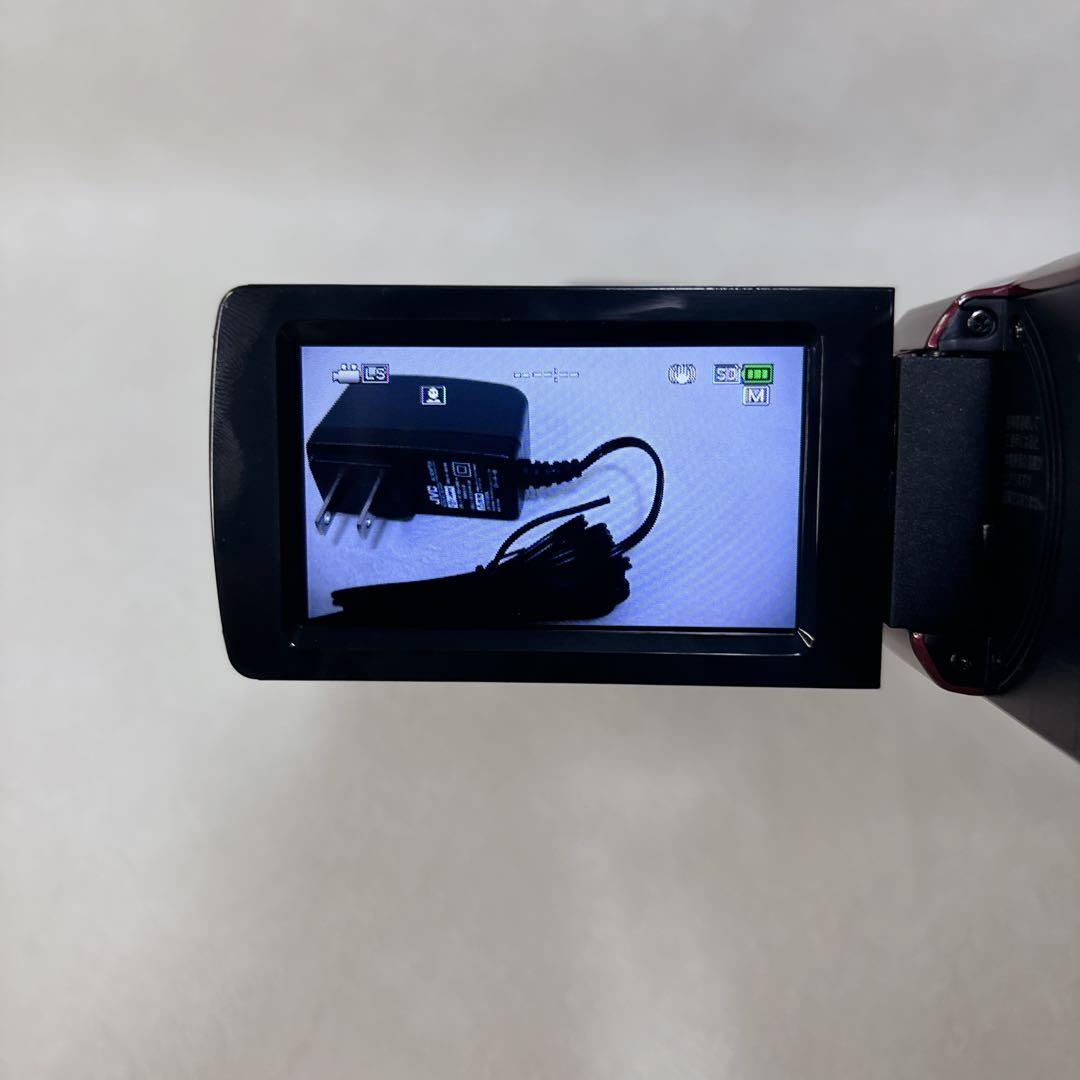 極美品✨ JVC Everio GZ-HM30 ビデオカメラ　レッド　Wi-Fi