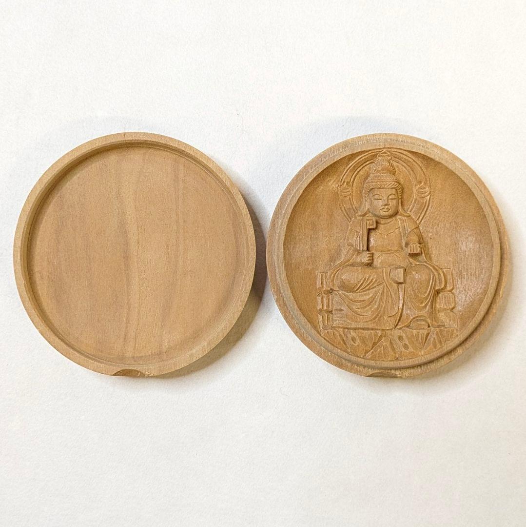 【フォロー割・新品】 香合仏　七面天女　白檀　仏龕　懐中仏　吉祥天女