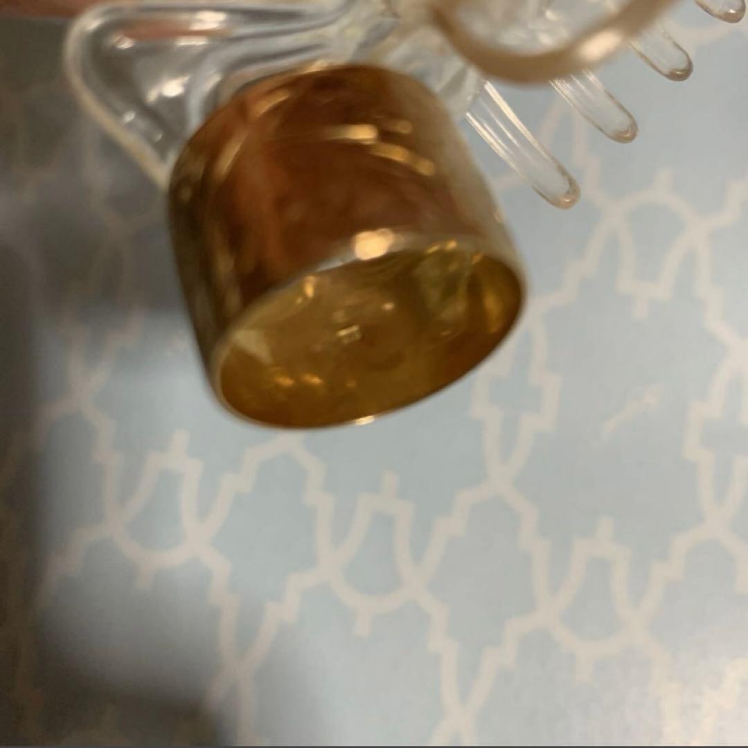 K18ゴールド指輪　日本製　手彫り　男女兼用