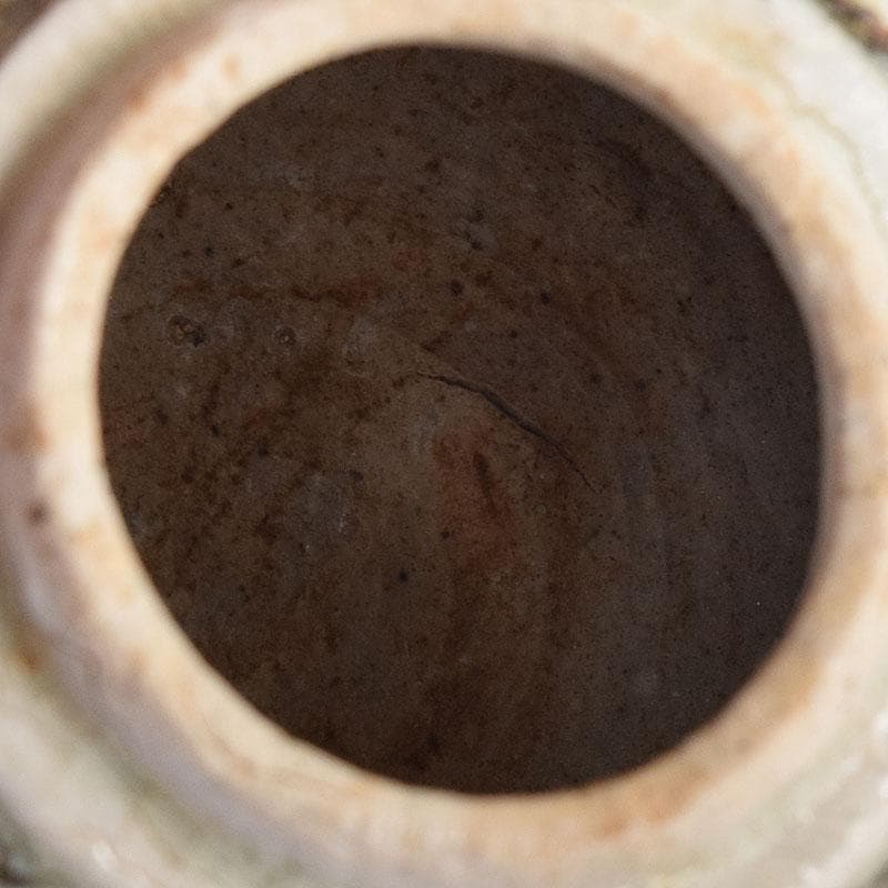 タイ古陶磁　スンコロク　宋胡録　香合　蓋物　時代箱　V　R8148