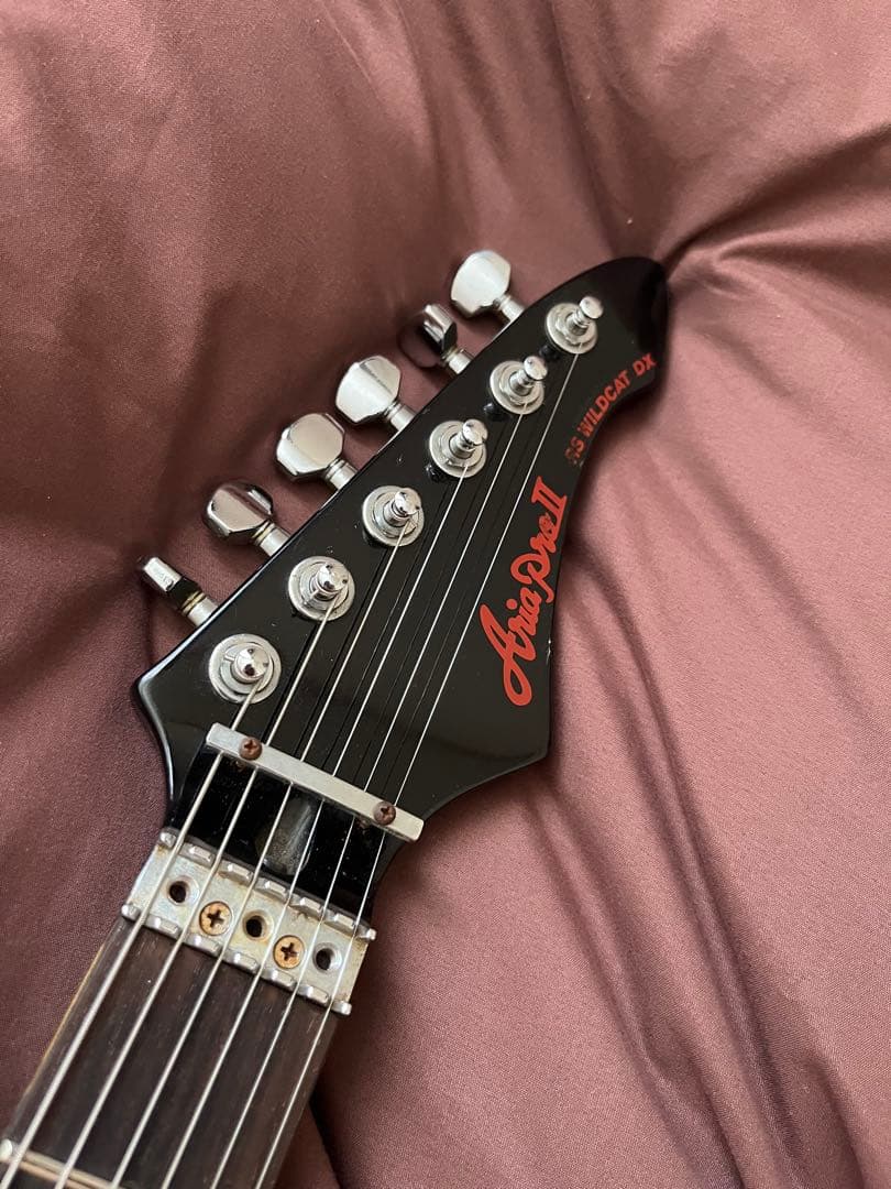 【調整済】Ariaproii アリアプロ　WILDCAT DX ギター　訳有