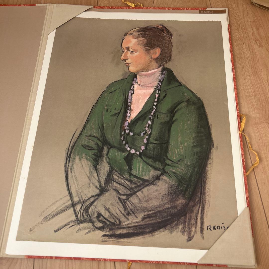 小磯良平｜パステル素描12葉｜デッサン集・画集資料・美術