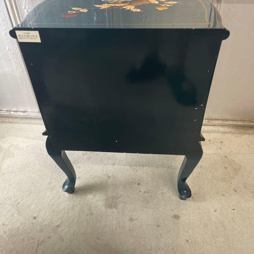 アンティーク 猫脚のサイドチェスト 飾り棚 サイドテーブル デスク