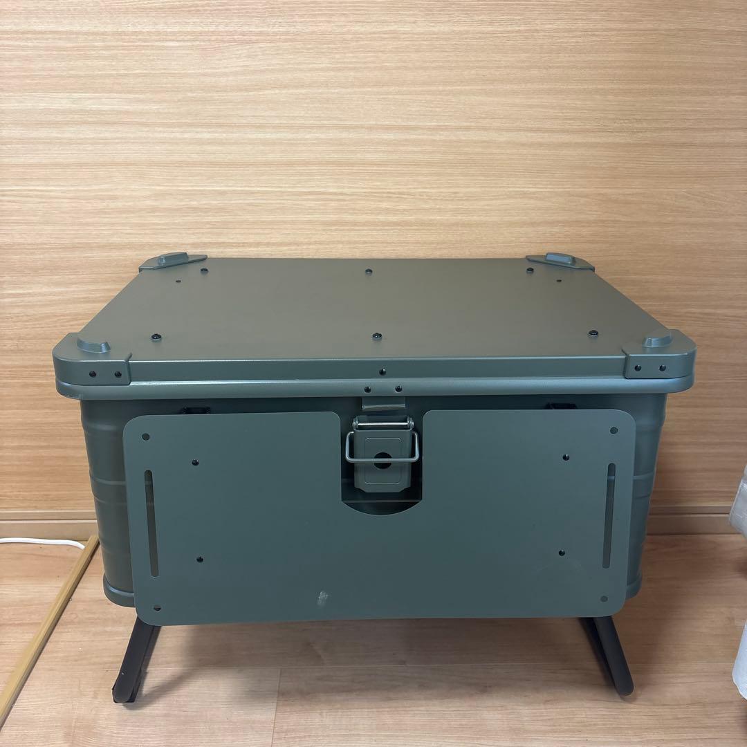 【美品】完売品！ CAMVIL 60L コンテナボックス テーブルパネル付