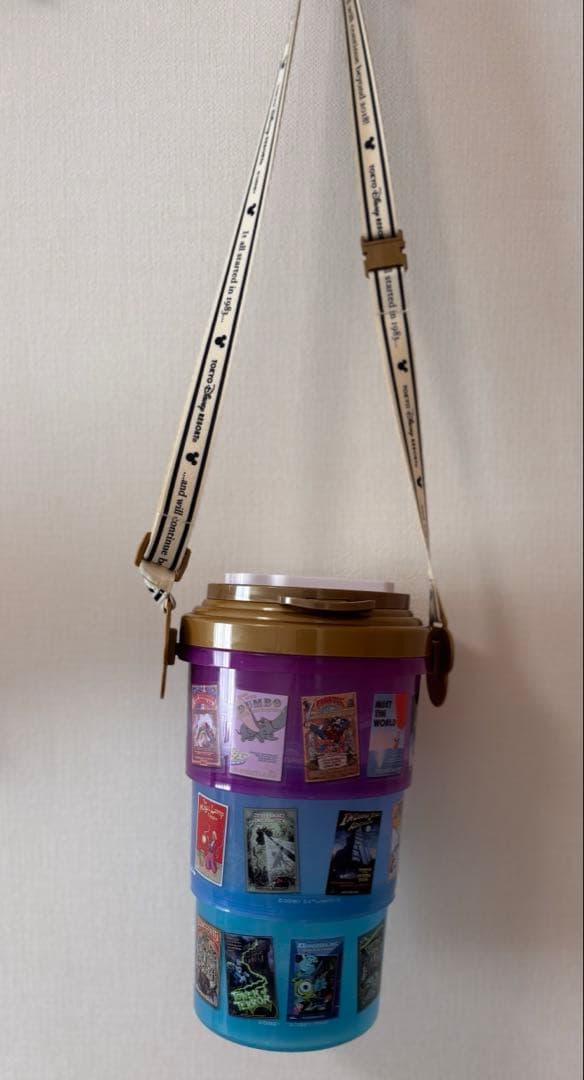 ☆希少　ディズニー　３５周年　アトラクション　ポスター　ポップコーン　ケース☆