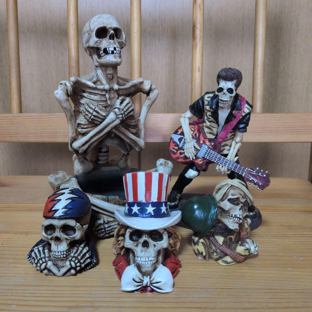 SKULL DADDY W.U.I スカルフィギュア お香立て 骸骨