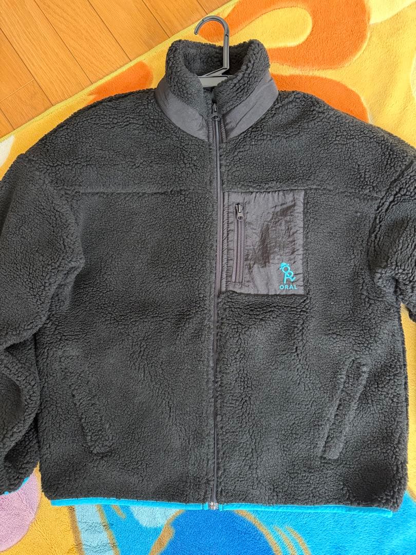 オーラル もこもこボアブルゾン 黒 Mサイズ