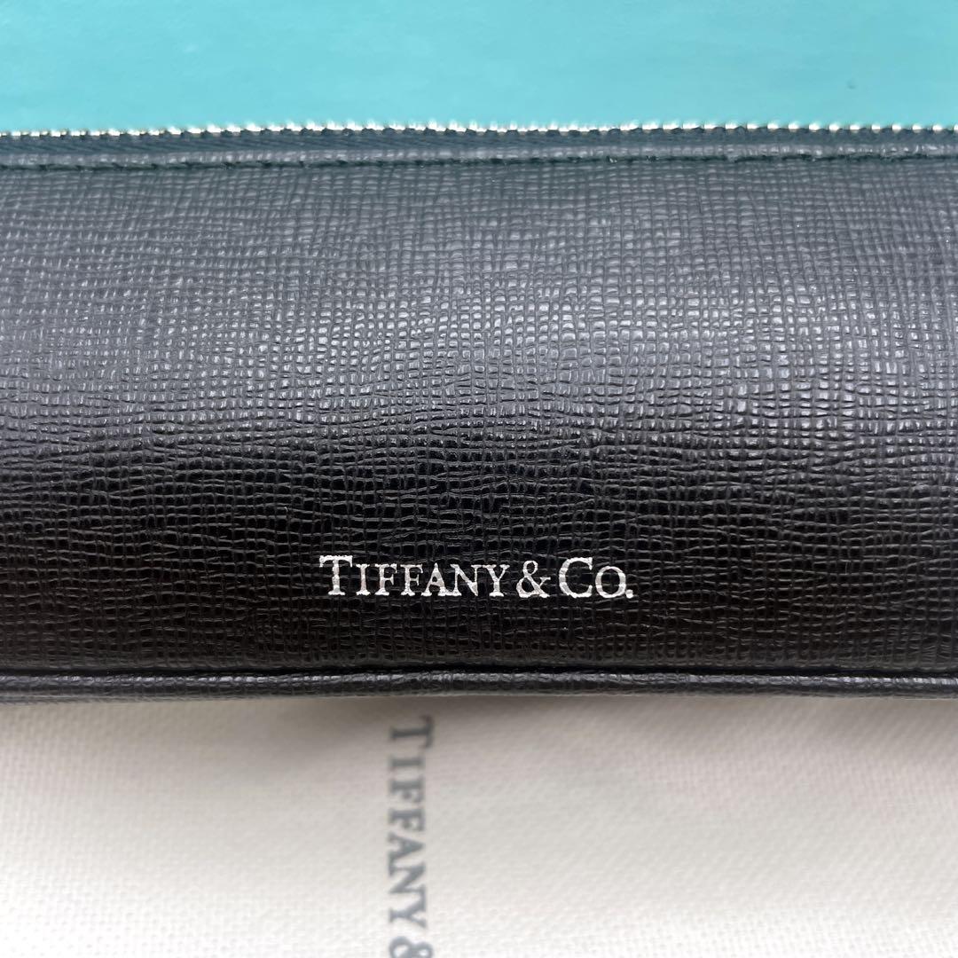 未使用級　TIFFANY&Co.　ティファニー　ペンケース　筆箱　黒　箱　保存袋