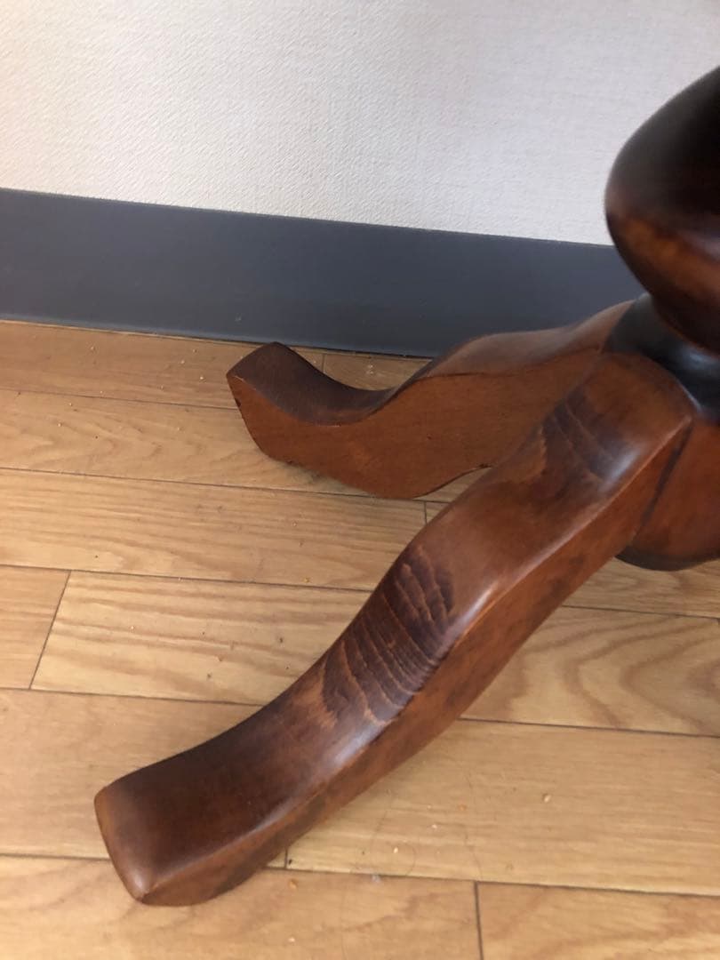 ドマン イタリア　オーバル　コーヒーテーブル　サイドテーブル　花台　ヨーロピアン