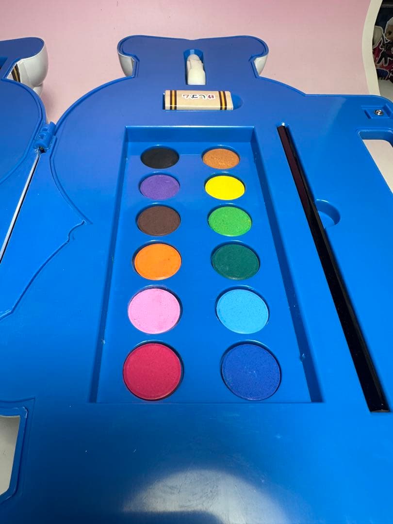 未使用 ドラえもん シェフ お絵かきセット 絵の具 クレヨン付き