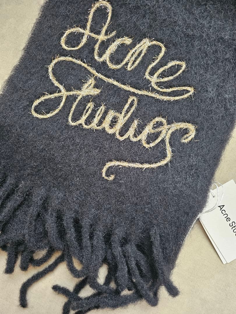 正規品 Acne Studios モヘア マフラー ゆいまる