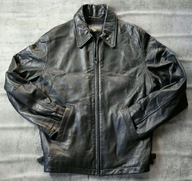 BANANA REPUBLIC 90s ヴィンテージ 短丈 レザージャケット S