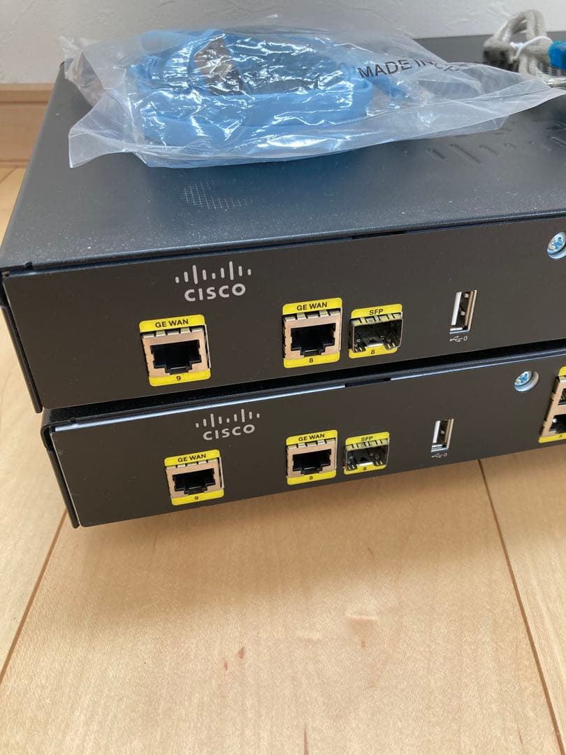【CCNA、CCNP】2台Cisco892FSP