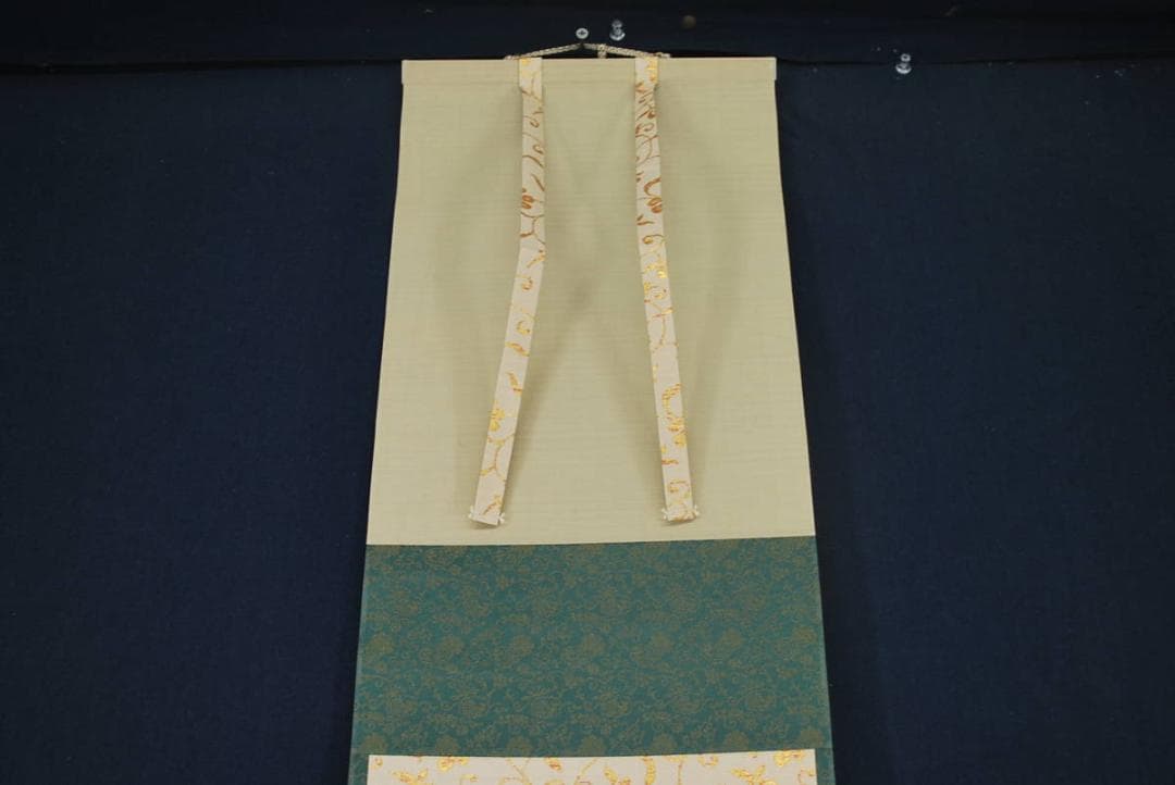 【真作】佛通寺管長藤井虎山 /一行書/掛軸☆宝船☆Ｑ‐760