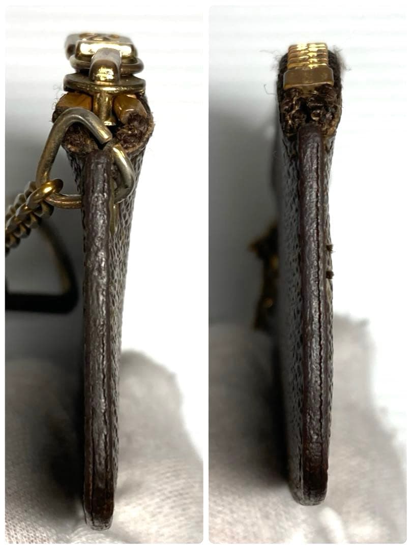 美品　ルイヴィトン　モノグラム　エテュイ　クレピア　ケース　チャーム