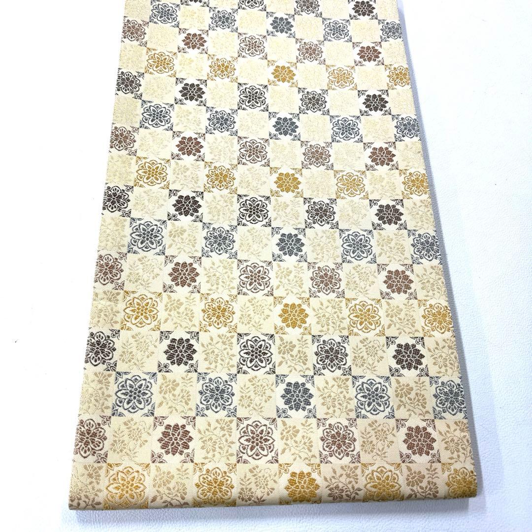 帯5133 ●高級 正絹 六通 袋帯