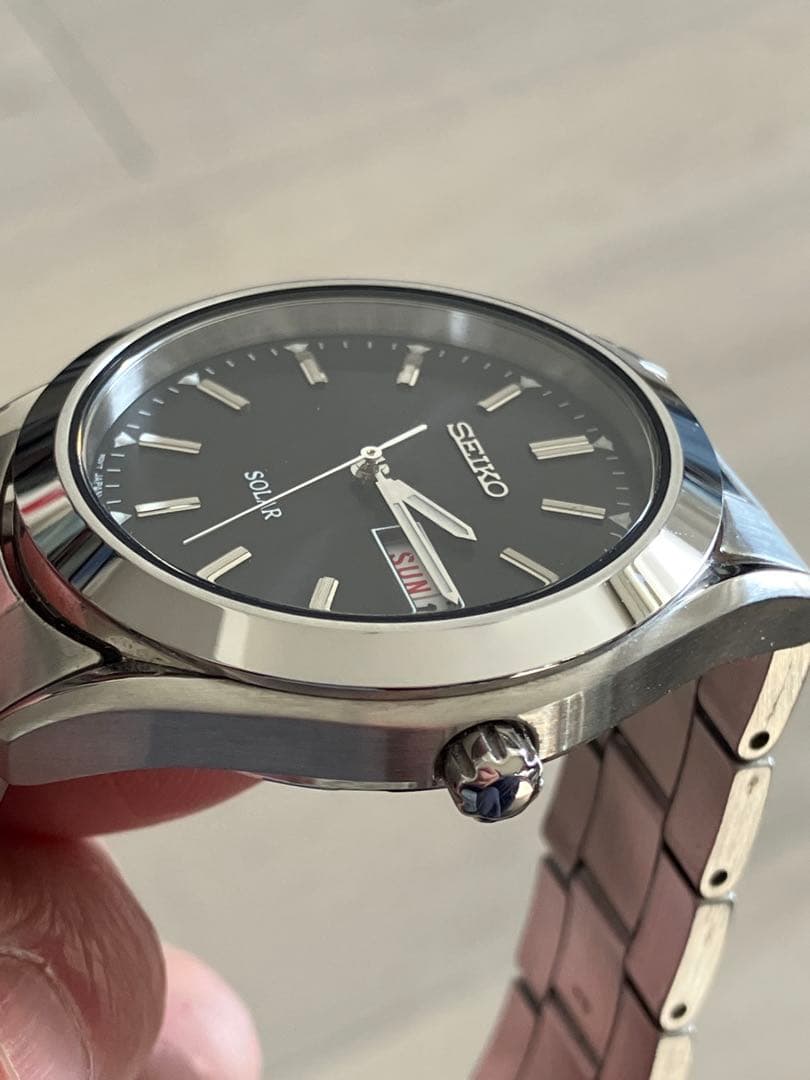 稼働品／SEIKO SOLAR V158 セイコー ソーラー