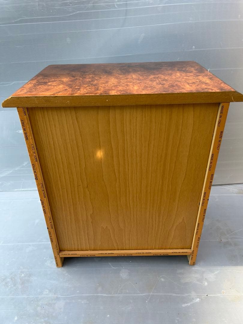 イタリア家具 ローチェスト 3段引き出し アンティーク風